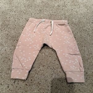Quincy Mae Dusty Pink Floral Drawstring Joggers
